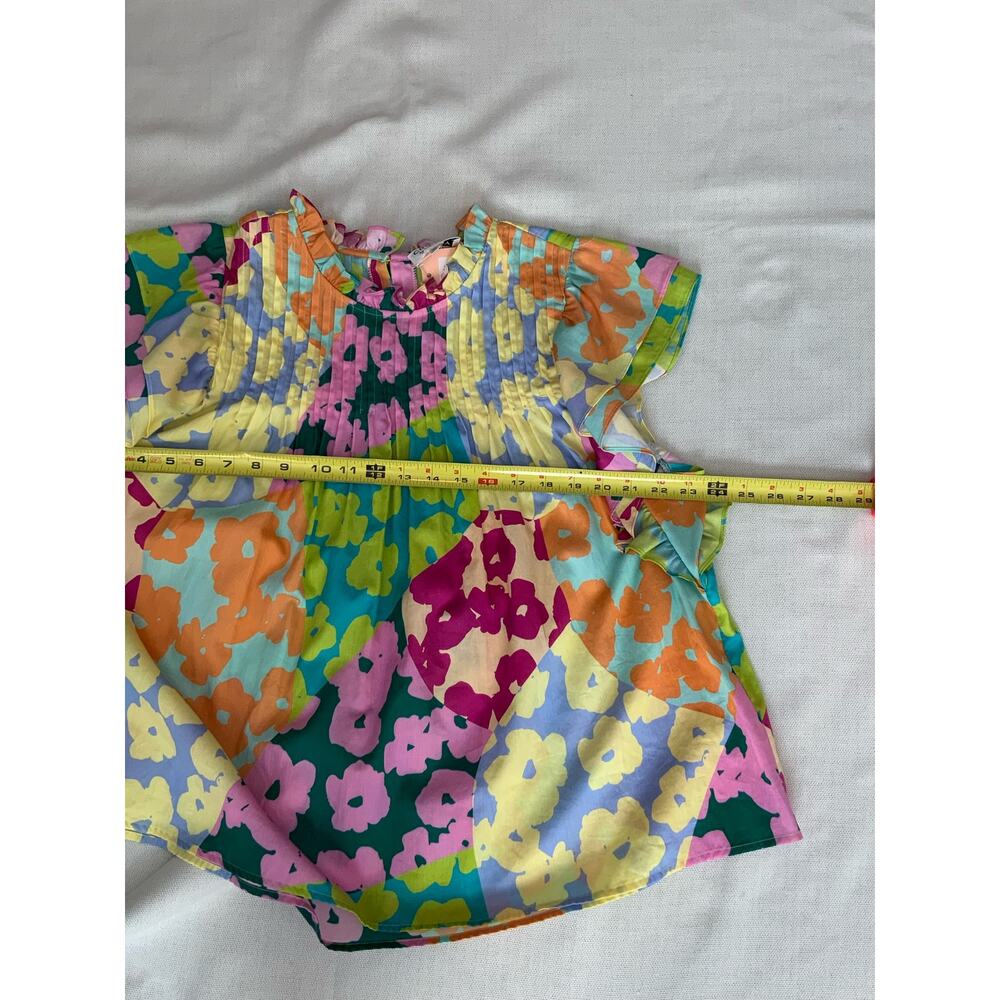 CROSBY BY MOLLLIE BURCH Elsie Top in Patchwork - Picture 6 of 7